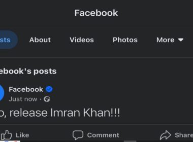 Facebook's Official Page Hacked; Demand Release of Pakistani PM Imran Khan