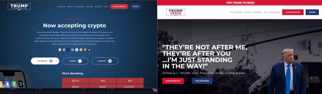 Phishing Attack Steals Donations from Trump Voters Using Fake Websites