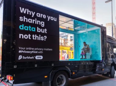 Surfshark Raises VPN Awareness with See-Through Toilet in London